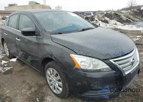 2014 Nissan Sentra Sv z USA, uszkodzony, nr VIN 3N1AB7AP2EL656698